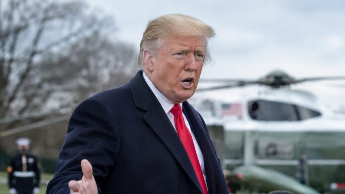 AI-generated illustration: Trump Calls Judge Blocking DC Golf Course Work a 'Crazed Lunatic'