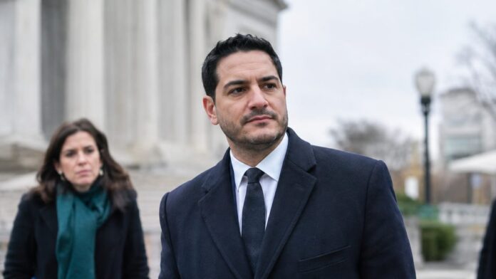 AI-generated illustration: El-Sayed Tells Stevens to Stay Away as Michigan Democrats Feud