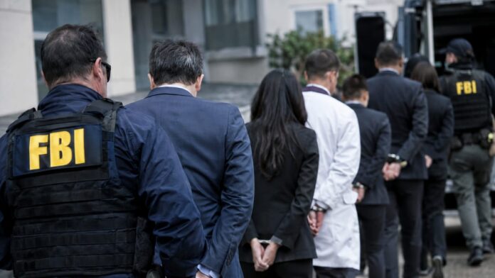 AI-generated illustration: Feds Charge 15 in $2 Billion LA Health Care Fraud Sweep