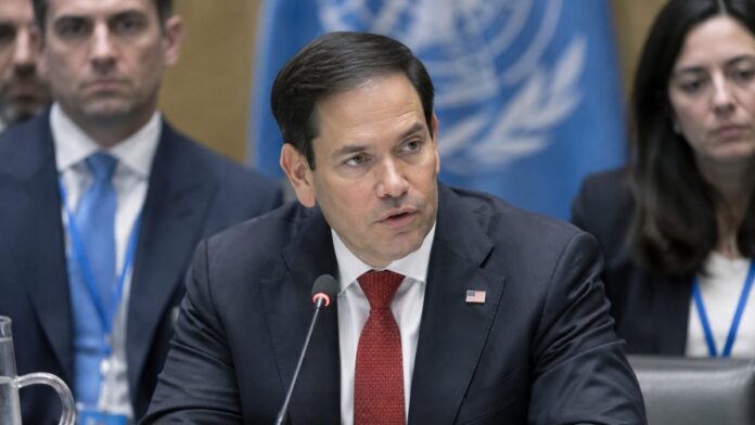 AI-generated illustration: Rubio Orders Cuban Diplomat Expelled After UN Scuffle With U.S. Aide