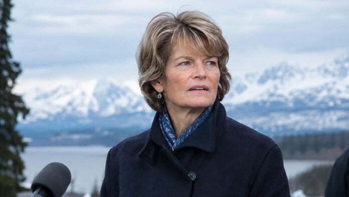 AI-generated illustration: Murkowski Snubs Trump-Backed Republican, Endorses Alaska Democrat