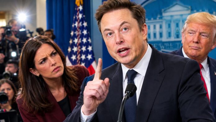 AI-generated illustration: Musk Dismantles Reporter Super Intelligence Jobs Panic Live