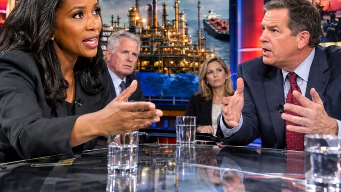 wp-6164e22e-5128-4d9d-8e54-bb54ed85d5f0 AI-generated illustration: Abby Phillip Denies Refinery Closures Drive Diesel Price Surge