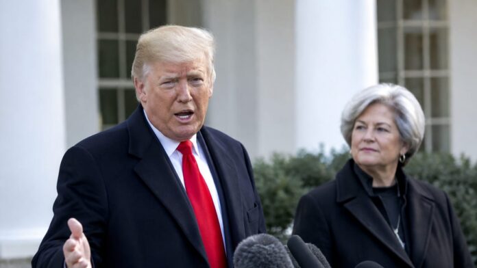 AI-generated illustration: Trump: 'Zero Chance' He Replaces Chief of Staff Susie Wiles