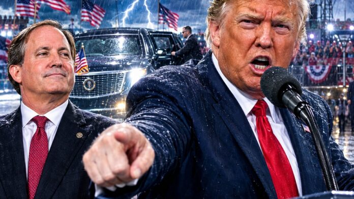 AI-generated illustration: Trump Orders High-Speed Beast Drive to Oklahoma Rally After Weather