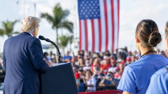 wp-a63c91af-599c-4924-8a2f-7e8ed17f58d7 AI-generated illustration: Trump Pledges 5,000 Nurses as CMS Opens $275M Nursing Home Program