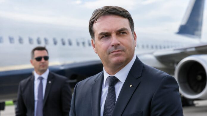 AI-generated illustration: State Department to Grant Visas to Flavio Bolsonaro After Brazil Loss