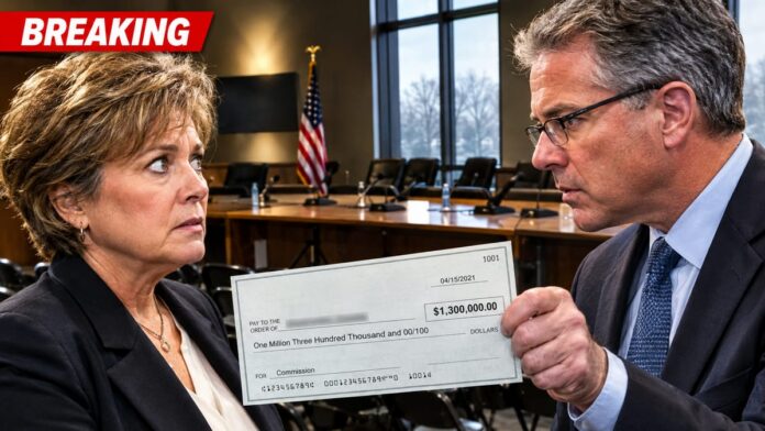 AI-generated illustration: East Aurora Board President Annette Johnson Indicted in 2.7M Scam