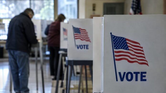 AI-generated illustration: DOJ Sends Record 1,000 Poll Monitors, Says No FBI or ICE Agents