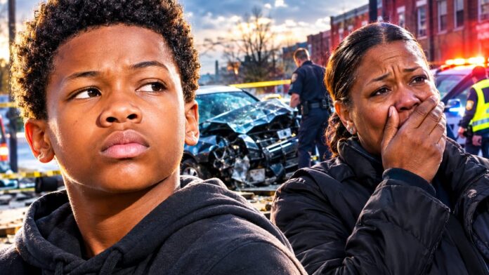 AI-generated illustration: Baltimore 12-Year-Old Kills Motorcyclist, Faces No Charges