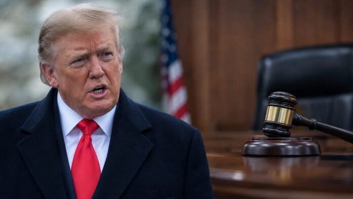 AI-generated illustration: Trump Rips Kirk Case Judge as Robinson Defense Seeks 2029 Trial