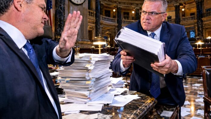 wp-cc2a3ea1-cb0c-47f8-aae4-bdcfc2d94417 AI-generated illustration: Bailey Demands Audit of JB Pritzker Midnight Budget Billions
