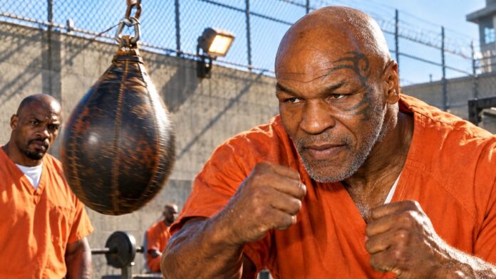 AI-generated illustration: Mike Tyson Prison Workout Routine Left Him in Best Shape of Life