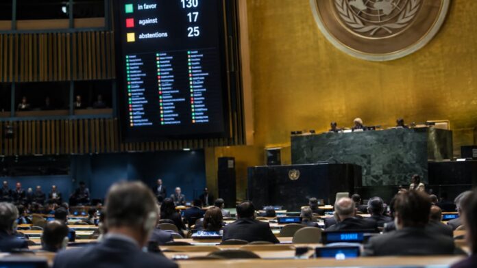 wp-e1fcd8c8-41c0-4d1b-9a5c-2a524b7f7908 AI-generated illustration: UN Support for Cuba Drops to 130 After Waltz-Led U.S. Pressure Push