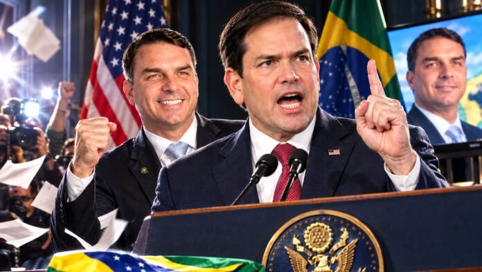 wp-eb9d9856-8817-4461-aaa8-bac4519a2e96 AI-generated illustration: Flavio Bolsonaro Forces Brazil Runoff After Capturing 47 Percent